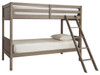 Twin/Full Bunk Bed Panels in Light Grey "Lettner"