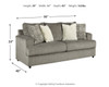 Contemporary Loveseat in Ash "Soletren"