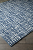 Medium Rug in Blue/White "Norris" Medium Rug in Blue/White "Norris"