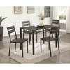 5pc Transitional Dining Set in Walnut  "Westport"