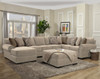 3pc Sectional in Linen "Harley"