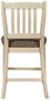 Counter Height Chair in Antique White "Bolanburg" (Pack of 2)