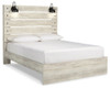 Queen Bed Frame in Whitewash "Cambeck"