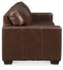 Sofa in Chocolate Leather "Morelos"