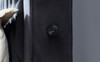 Padded Flannelette Bed Frame in Black With Bluetooth Speakers "Etherea" Queen or Eastern King