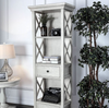 3pc Entertainment Center in Antique White "GEORGIA"