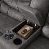 2pc Sectional in Slate "Partymate"