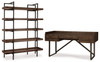 2pc Home Office Desk and Storage "Starmore"