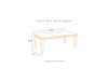 5pc Dining Set W/ Extension in Dark Brown "Haddigan"