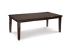 5pc Dining Set W/ Extension in Dark Brown "Haddigan"