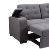 2pc Convertible Sectional in Grey