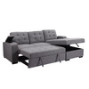 2pc Convertible Sectional in Grey
