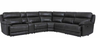 6pc Power Sectional in Madrid Granite