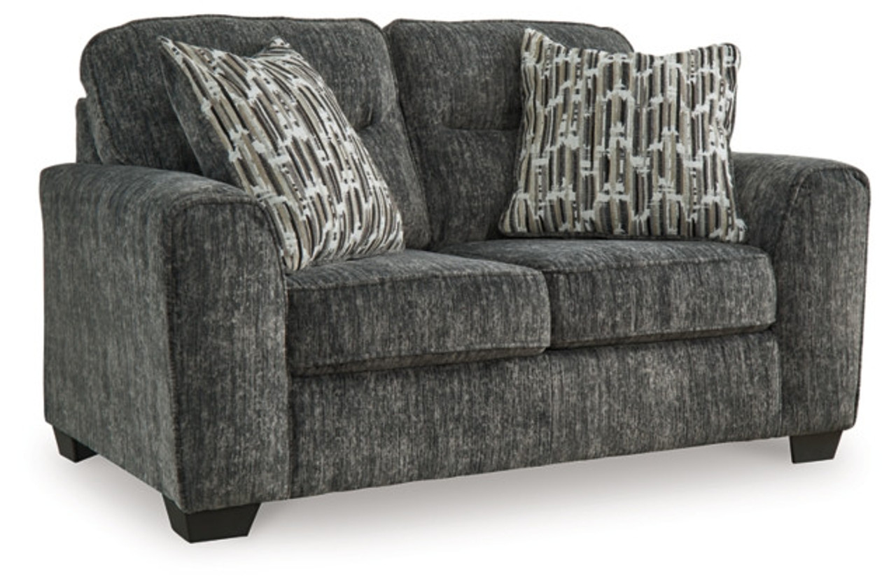 Sofa & Loveseat in Gunmetal 