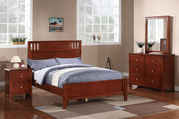 Twin Bed Frame in Cherry