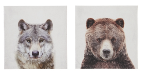 Casual Canvas Wall Art Set 2 "Albert"