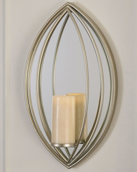 Contemporary Silver Wall Sconce "Donnica"