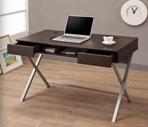 Connect-It Writing Desk in Cappuccino