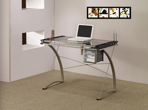 Contemporary Drafting Desk in Champagne