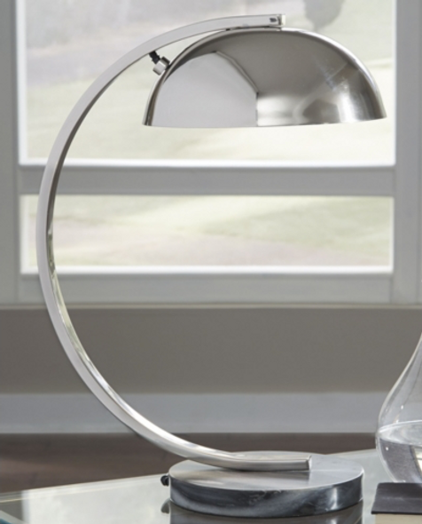 Contemporary Table Lamp with Chrome Finish "Haden"