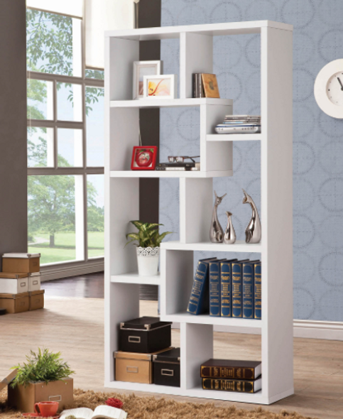 Casual Bookcase in White