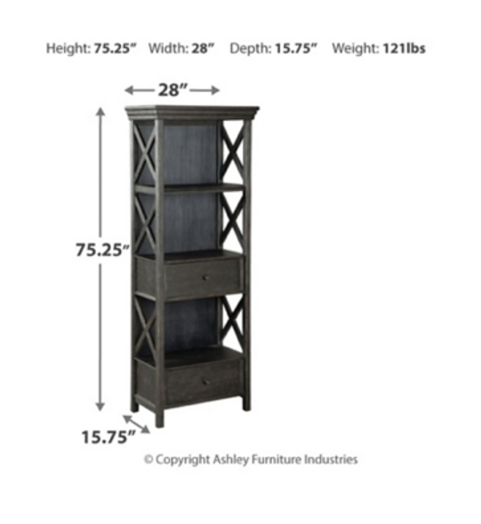 Dining Display Cabinet in Black Finish "Tyler Creek" Dining Display Cabinet in Black Finish "Tyler Creek"
