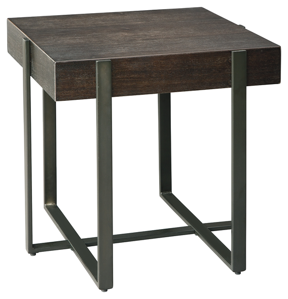 End Table in Dark Brown "Drewing"