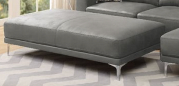 XL Ottoman in Antique Grey "Jordan"