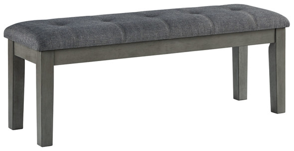 50" Dining Bench in Grey "Hallanden"