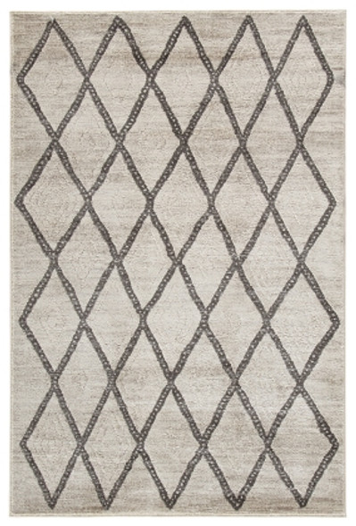 5' x 7' Rug in Cream/Gray "Jarmo"