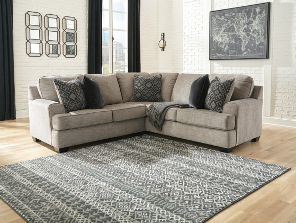 2pc Sofa Sectional in Stone