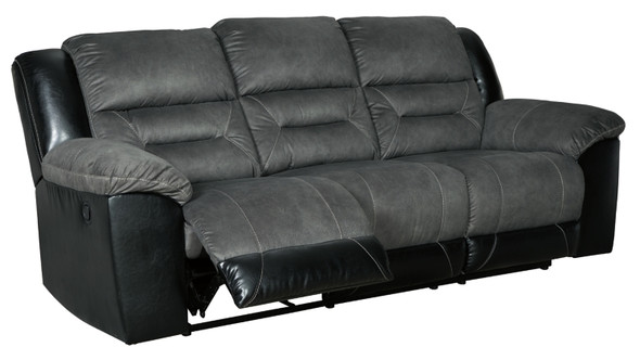 Contemporary Reclining Sofa in Slate "Earhart"