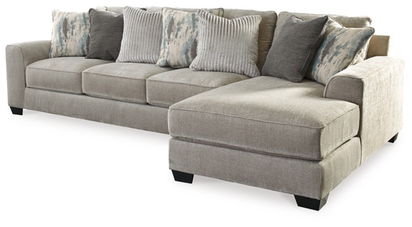 2pc Sectional in Pewter "Ardsley"