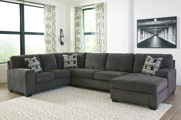 3pc Sectional in Smoke "Ballinasloe"