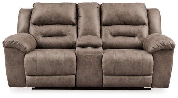 Reclining Loveseat in Fossil "Stoneland"