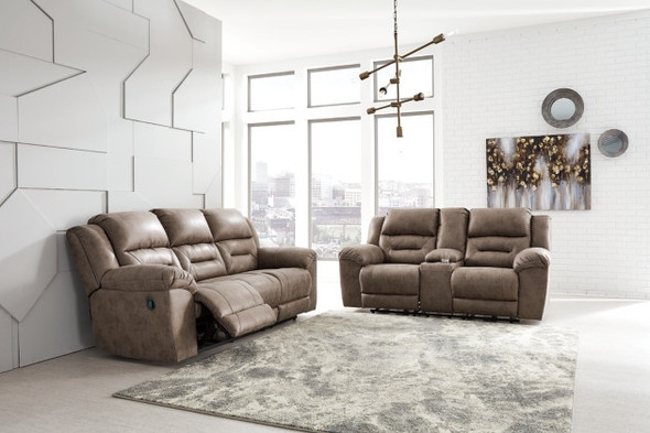 Reclining Loveseat in Fossil "Stoneland"