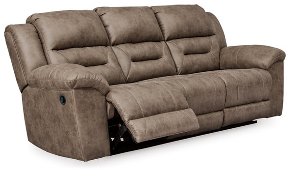 Reclining Sofa  in Fossil "Stoneland"