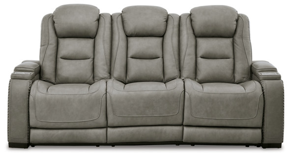 The Man-Den Triple Power Leather Reclining Sofa (2 Colors)