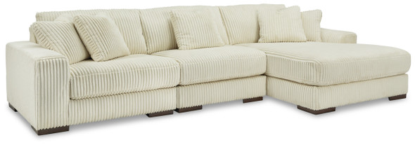 3pc Sectional in Fog "Lindyn" (2 Colors)