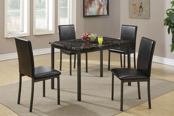 5pc Dining Set in Black