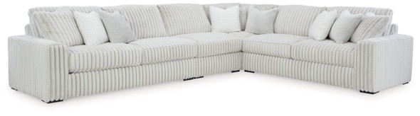 4pc Sectional in Alloy "Stupendous"