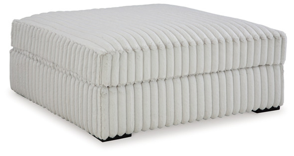 Oversized Ottoman in Alloy "Stupendous"