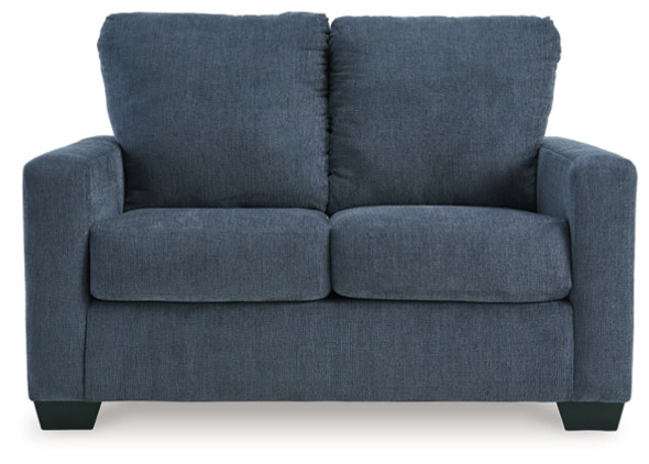 Twin Loveseat Sleeper in Navy "Rannis"