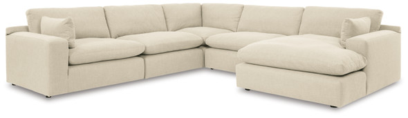 5pc Modular Sectional in Linen "Elyza"