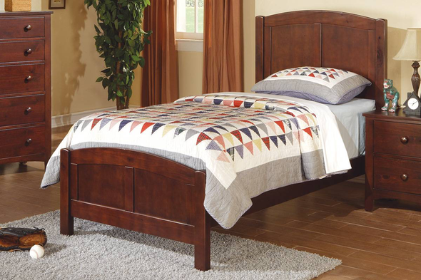 Twin Bed Frame in Dark Oak