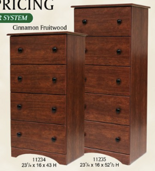 Traditional Chest in Cinnamon Fruitwood