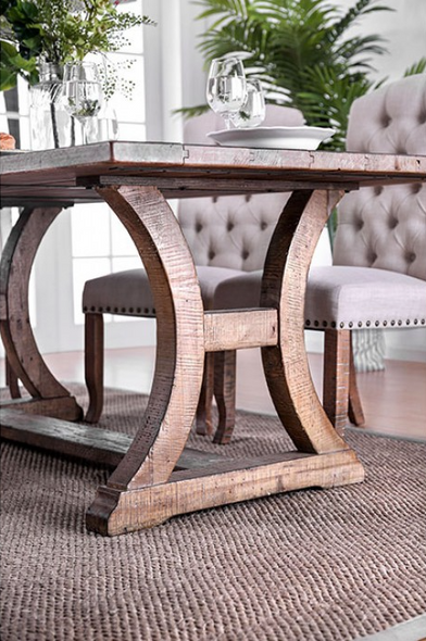77" Rustic Dining Table Only "Gianna" 77" Rustic Dining Table Only "Gianna"