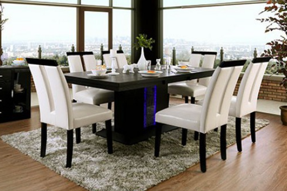 7pc Contemporary Dining Set "Evangeline"