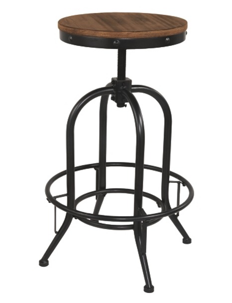 Tall Industrial Swivel Stool "Pinnadel"