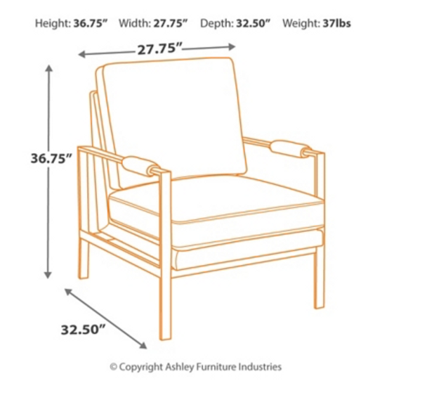 Contemporary Accent Chair "Peacemaker"